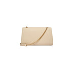 Medium Faux Leather Handbag with Gold Heart Detail