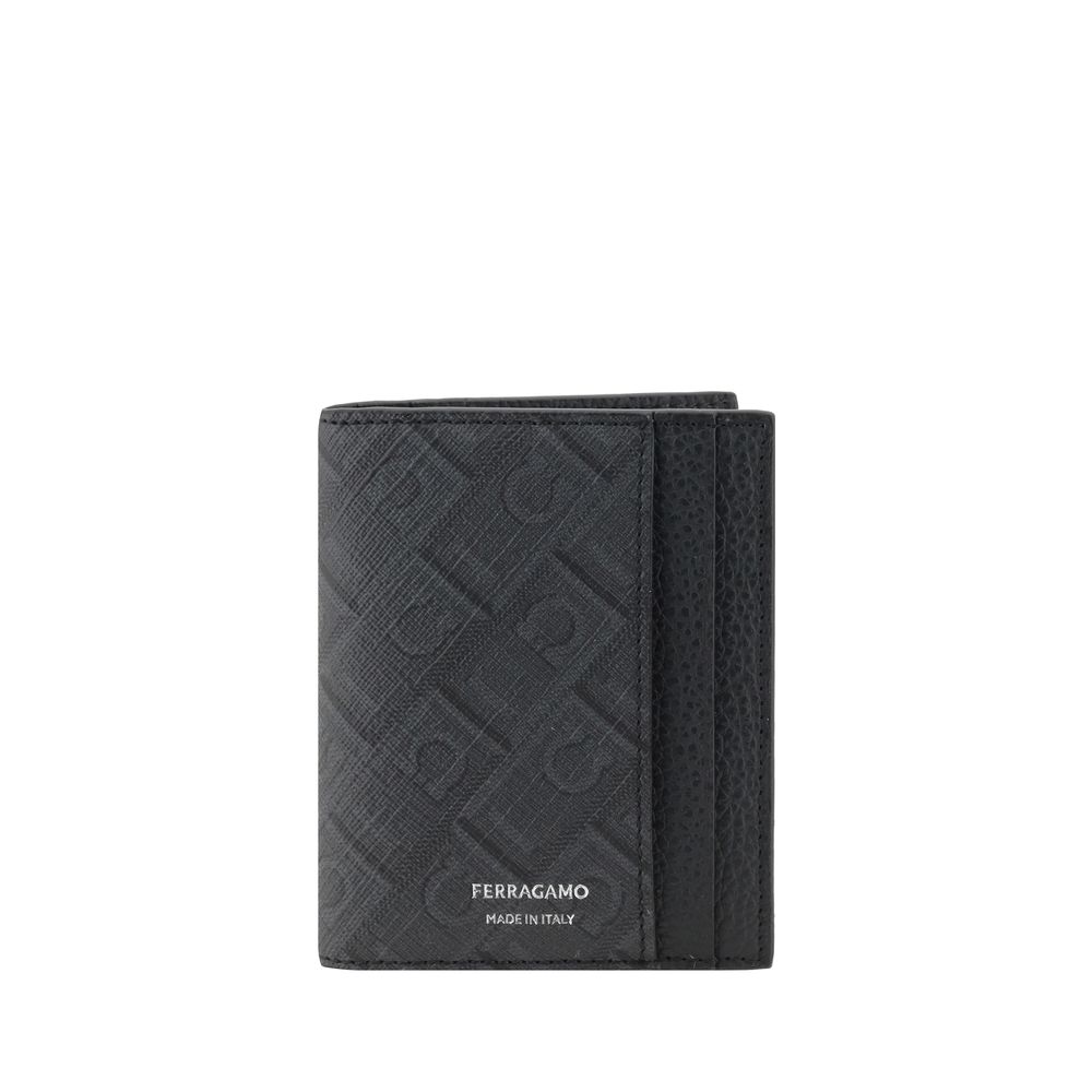 Grained Leather Bifold Wallet