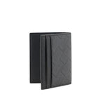 Grained Leather Bifold Wallet