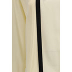 Beige Silk Teardrop Blouse