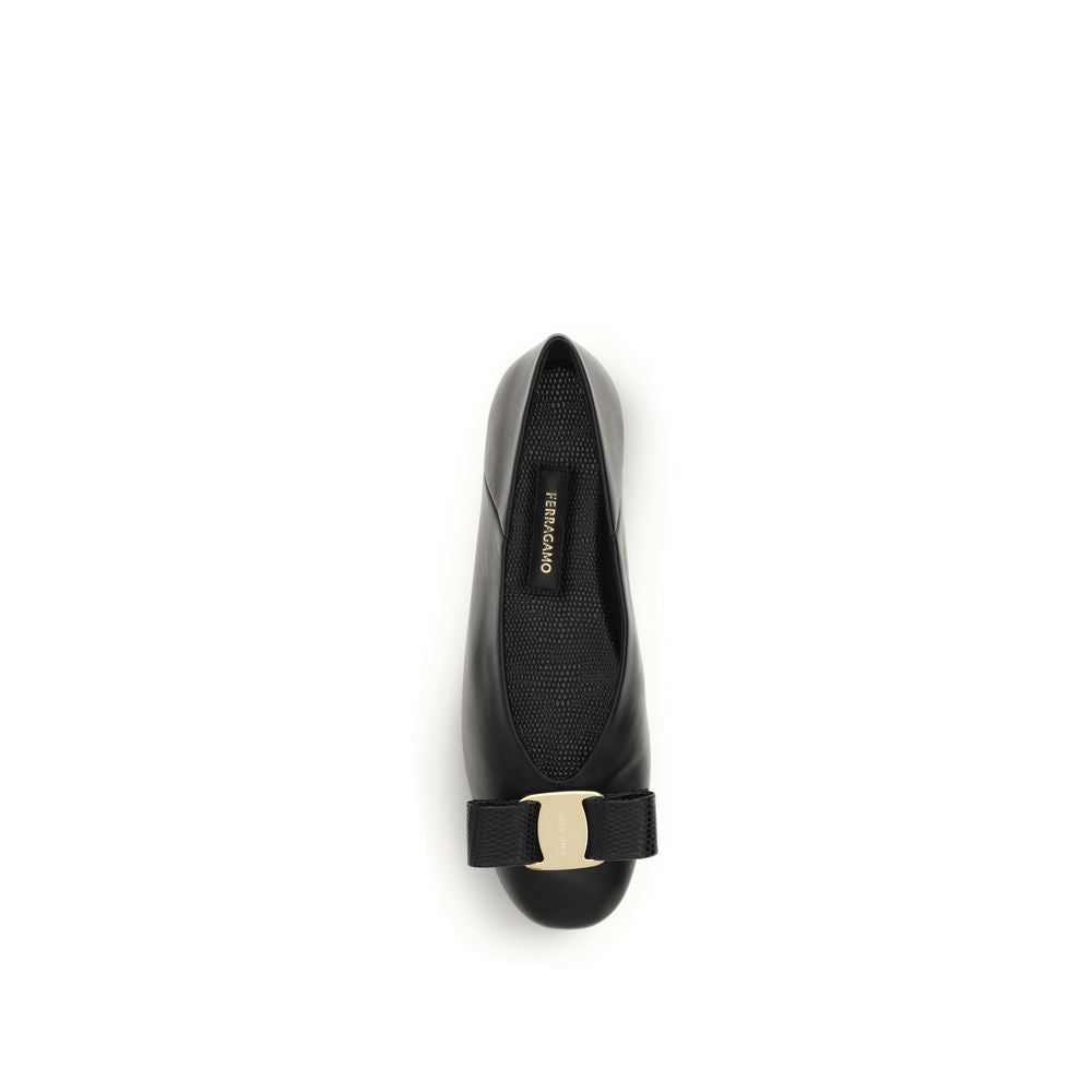 Calf Leather Vara Bow Ballet Flats