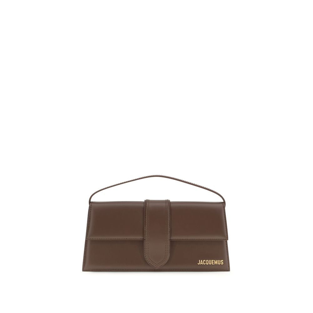 Brown Calf Leather Le Bambino Long Handbag