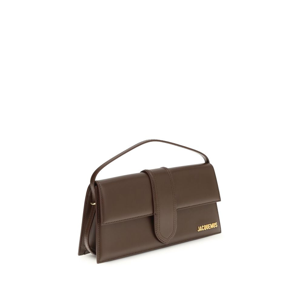 Brown Calf Leather Le Bambino Long Handbag