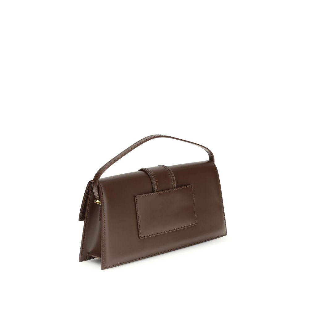 Brown Calf Leather Le Bambino Long Handbag