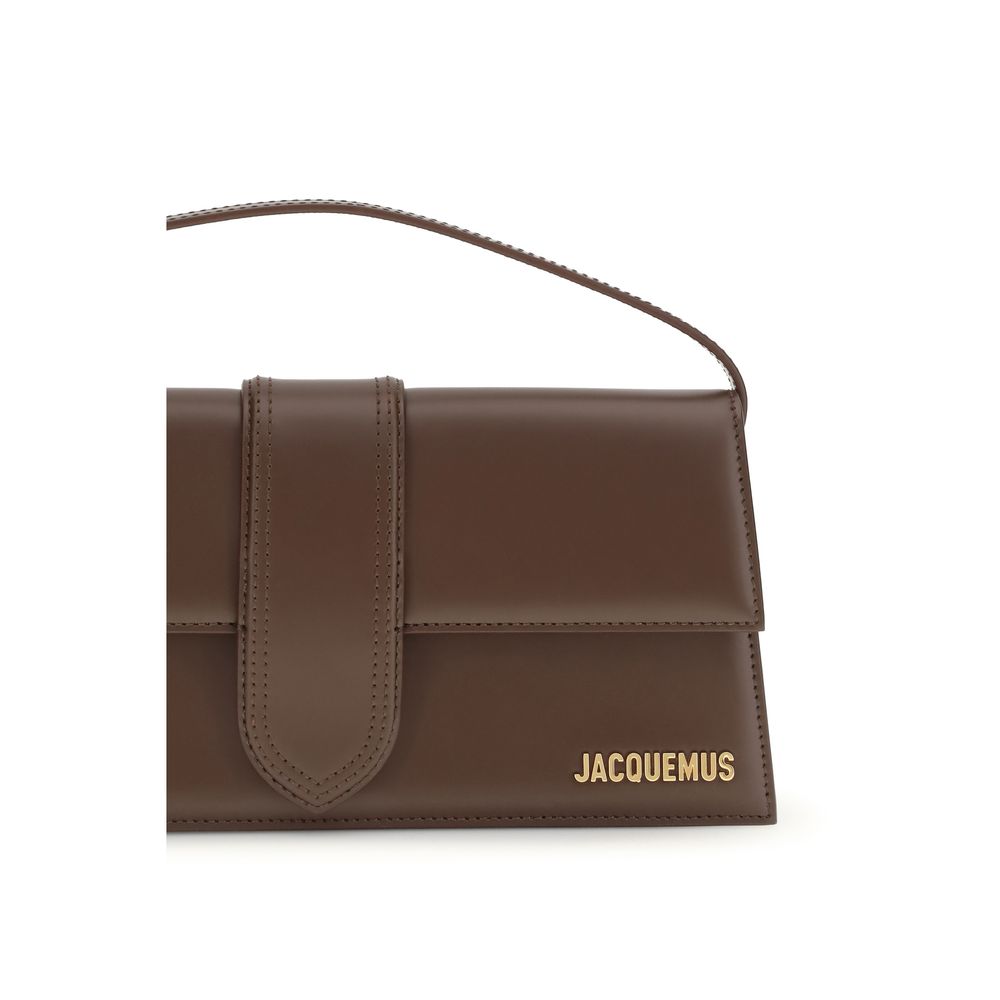 Brown Calf Leather Le Bambino Long Handbag