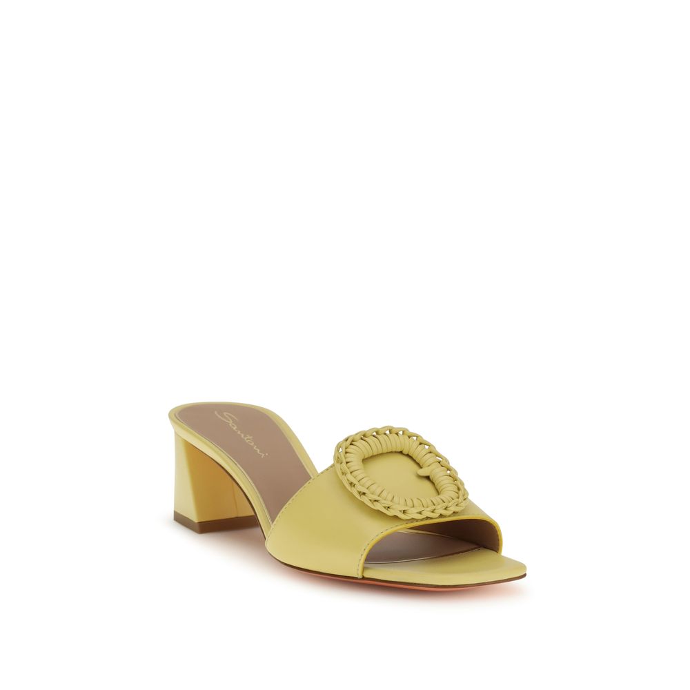 Leather Sandals Mules