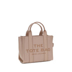 Small Multicolor Grained Leather Tote Handbag