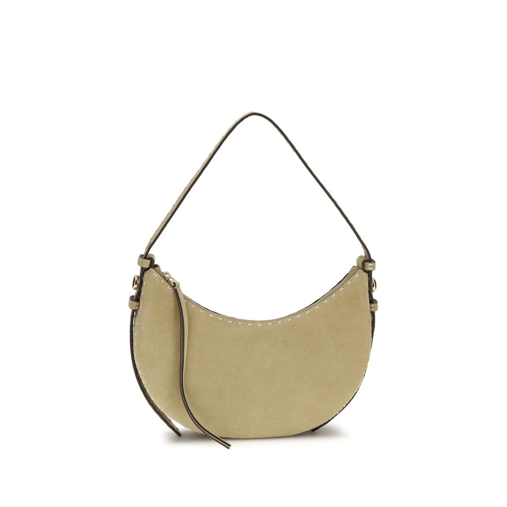 Beige Calfskin Shoulder Bag