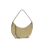 Beige Calfskin Shoulder Bag