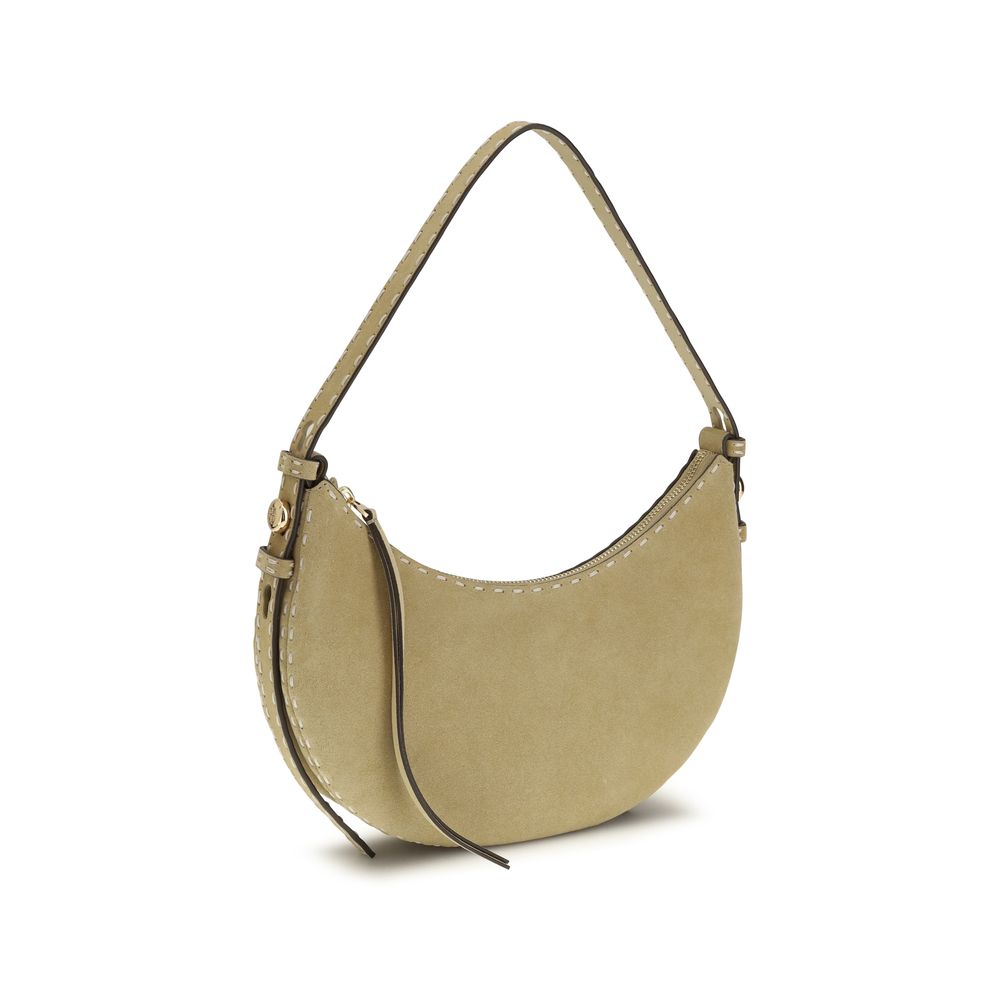 Beige Calfskin Shoulder Bag