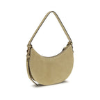 Beige Calfskin Shoulder Bag
