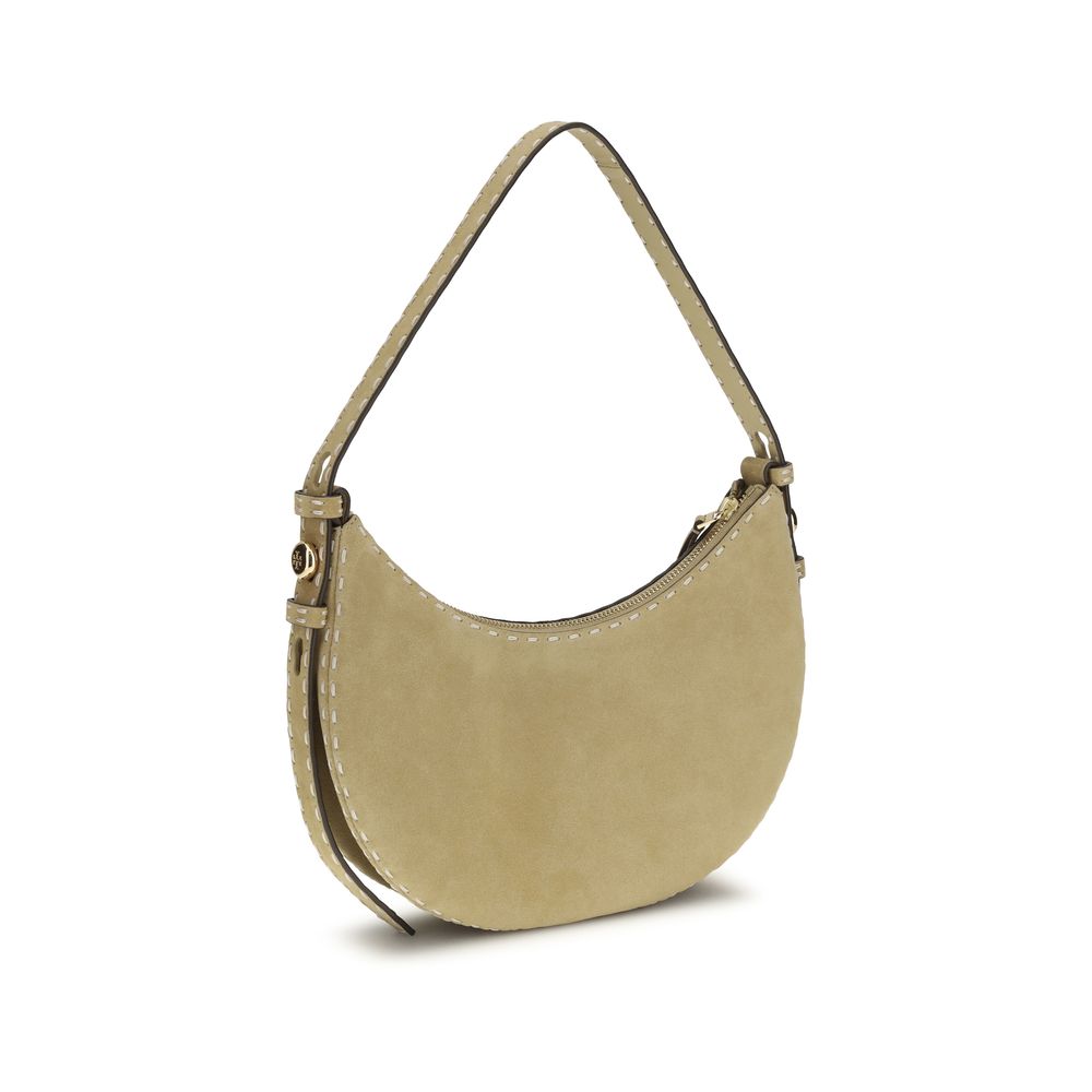 Beige Calfskin Shoulder Bag