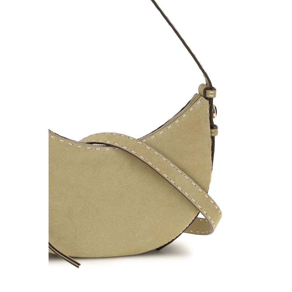 Beige Calfskin Shoulder Bag