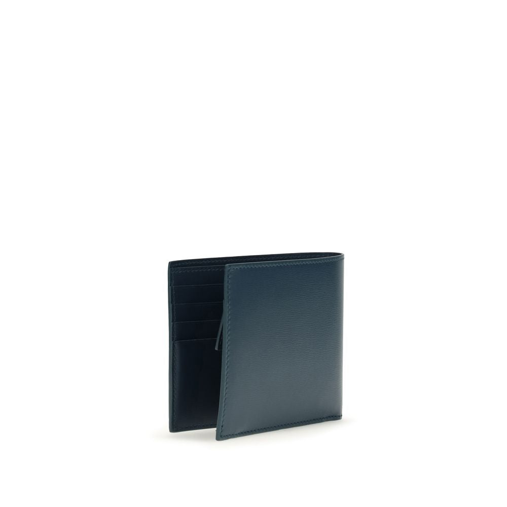 Blue Calfskin Wallet