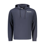 Cotton-Polyester Blue Hoodie