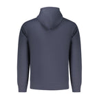 Cotton-Polyester Blue Hoodie