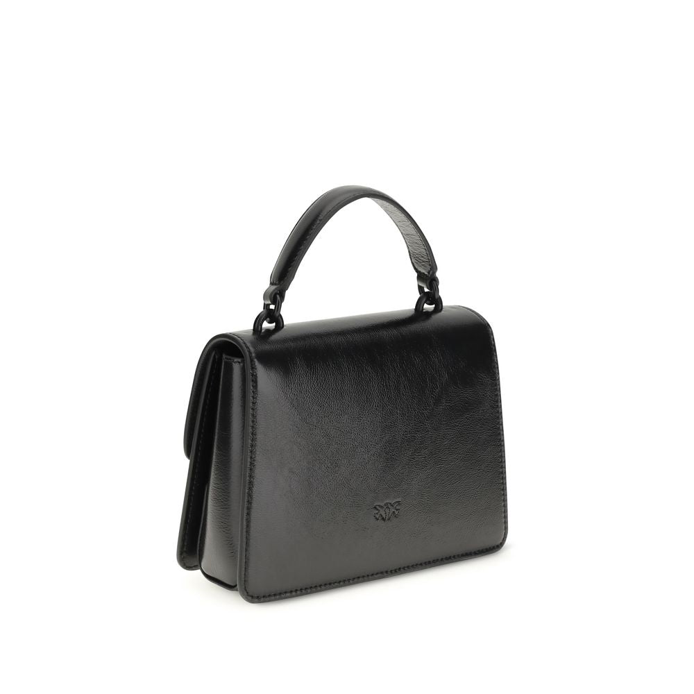 Mini Shiny Goatskin Love One Top Handbag