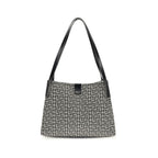 Jacquard Leather Tote