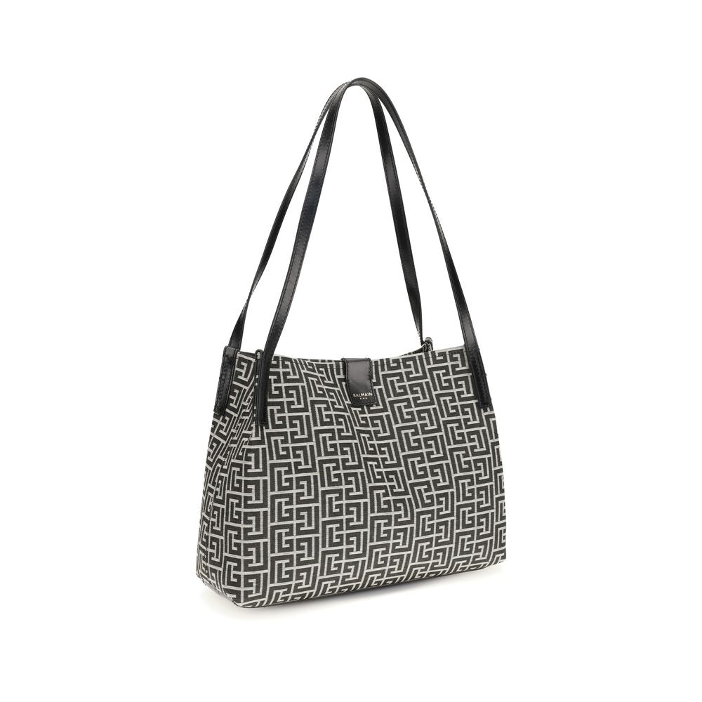 Jacquard Leather Tote
