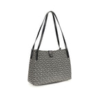 Jacquard Leather Tote