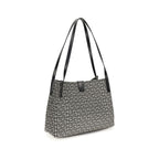 Jacquard Leather Tote