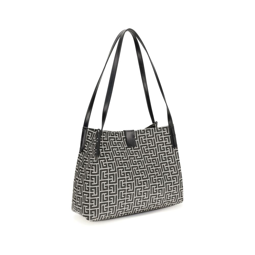 Jacquard Leather Tote
