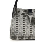 Jacquard Leather Tote