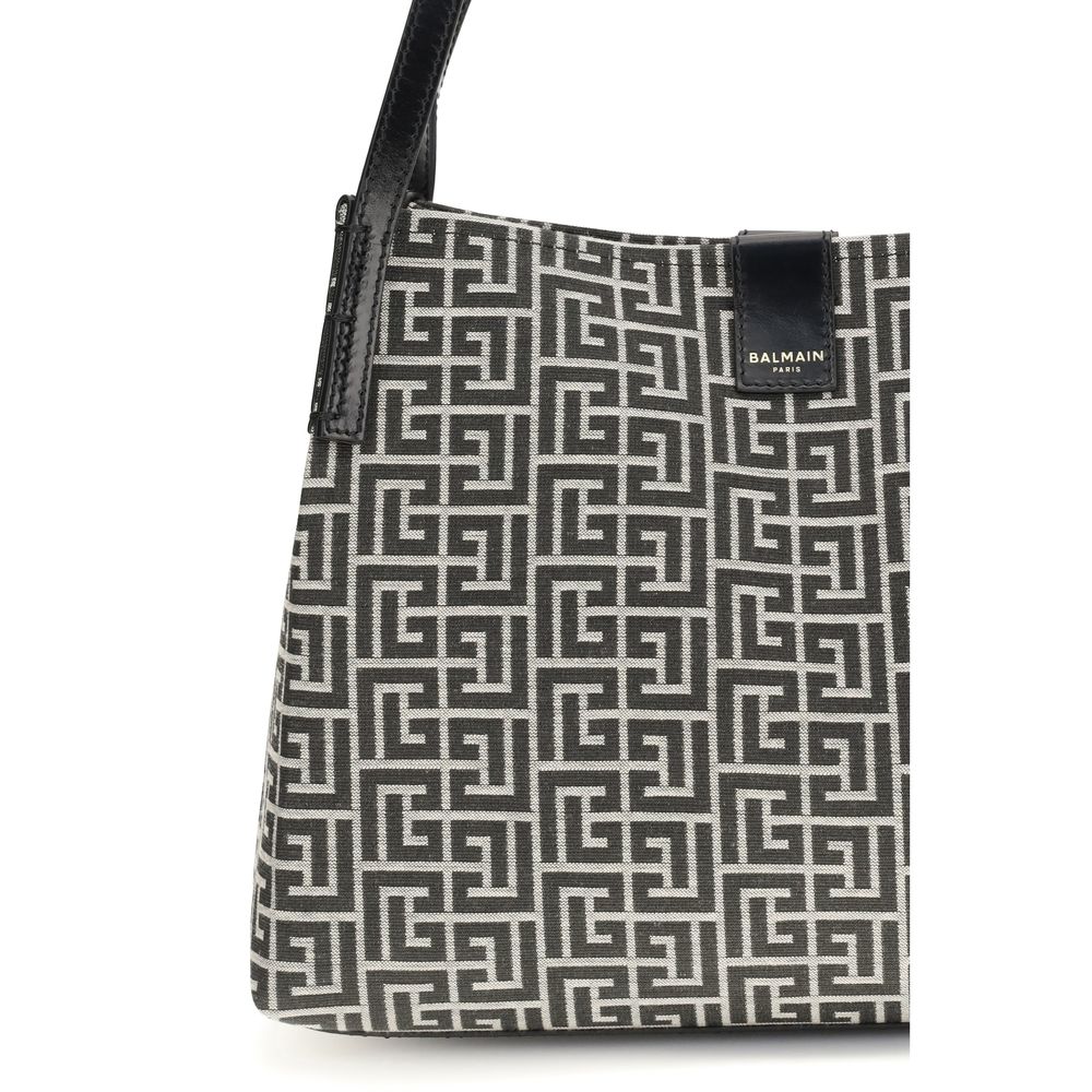Jacquard Leather Tote