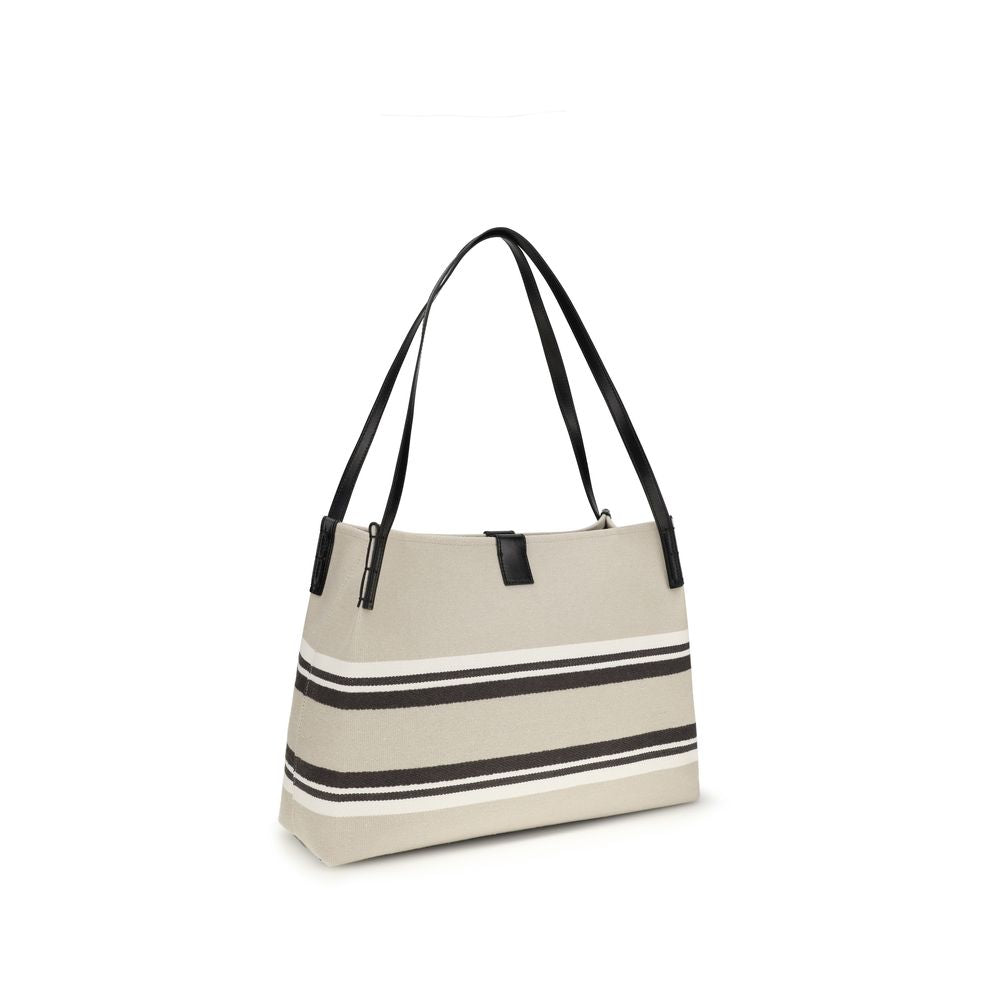 Multicolor Cotton Release Shoulder Bag