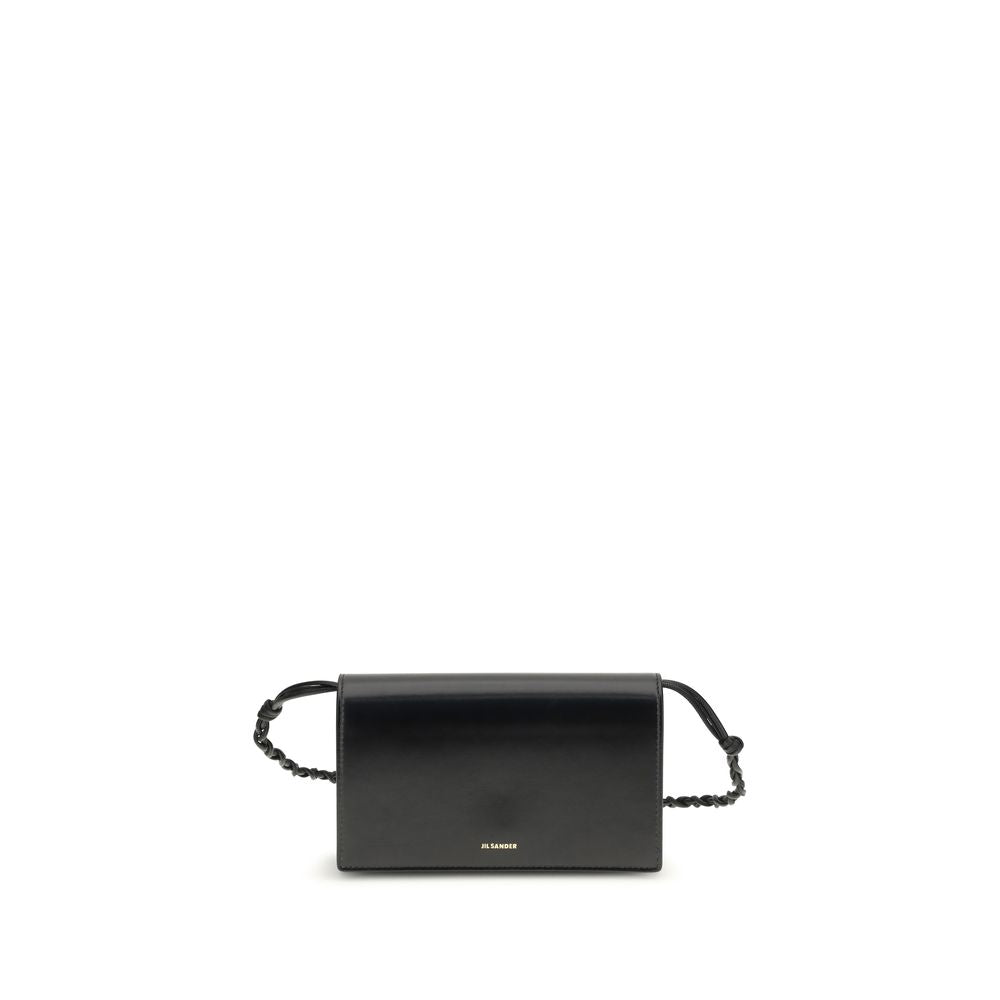 Calf Leather Tangle Shoulder Wallet
