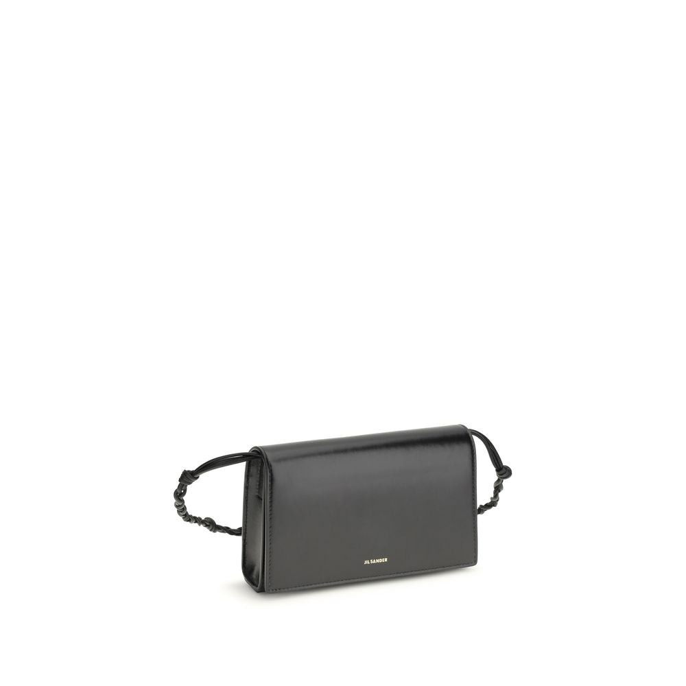 Calf Leather Tangle Shoulder Wallet