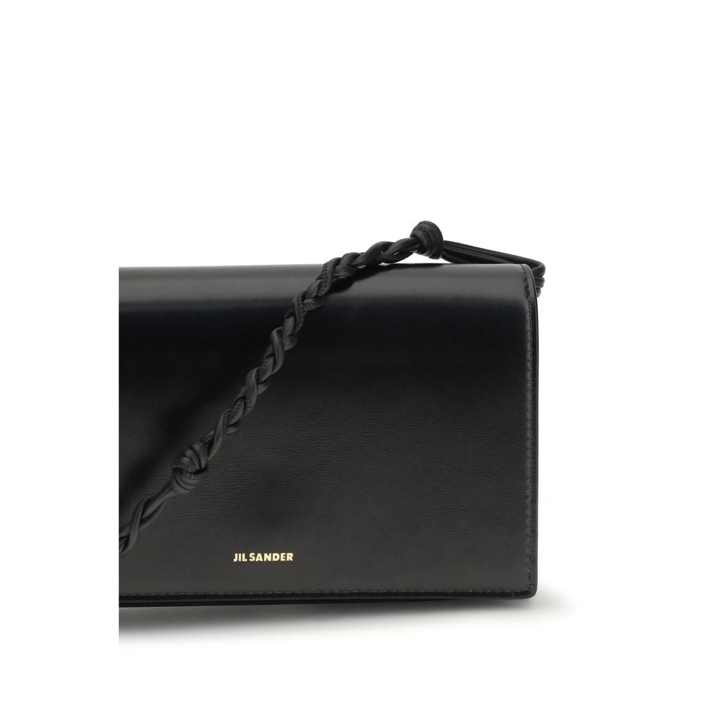 Calf Leather Tangle Shoulder Wallet