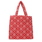 Red Cotton Terry Shoulder Bag