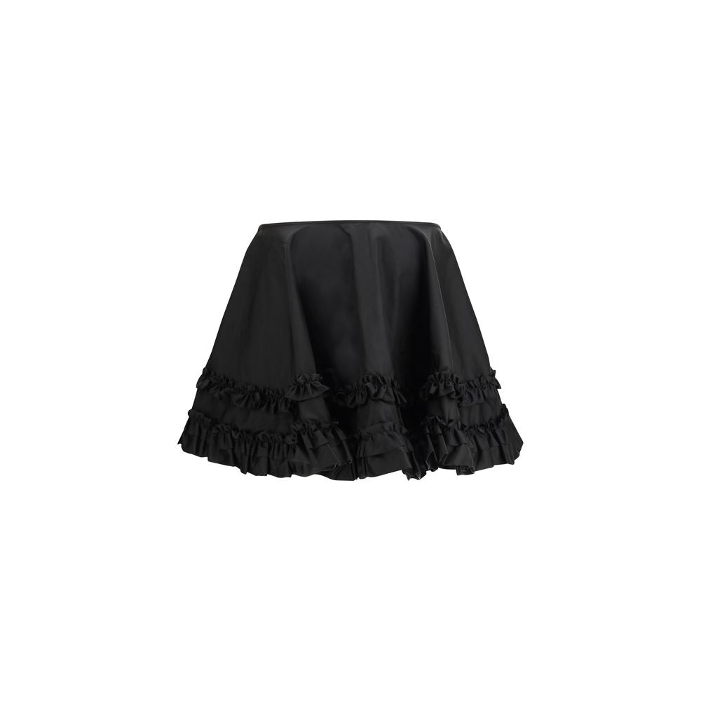 Duchesse Nylon Mini Frill Skirt