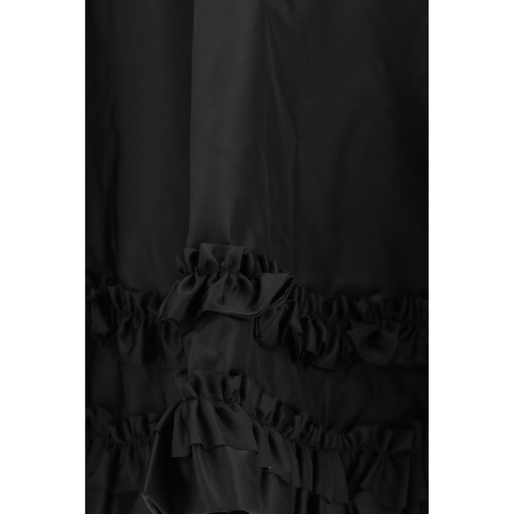 Duchesse Nylon Mini Frill Skirt