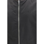 Brown Polyamide Sleveless Jacket