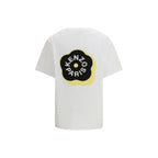 Oversized Cotton T-Shirt with Boke Flower Embroidery