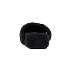 Plush Textile Platform Slippers