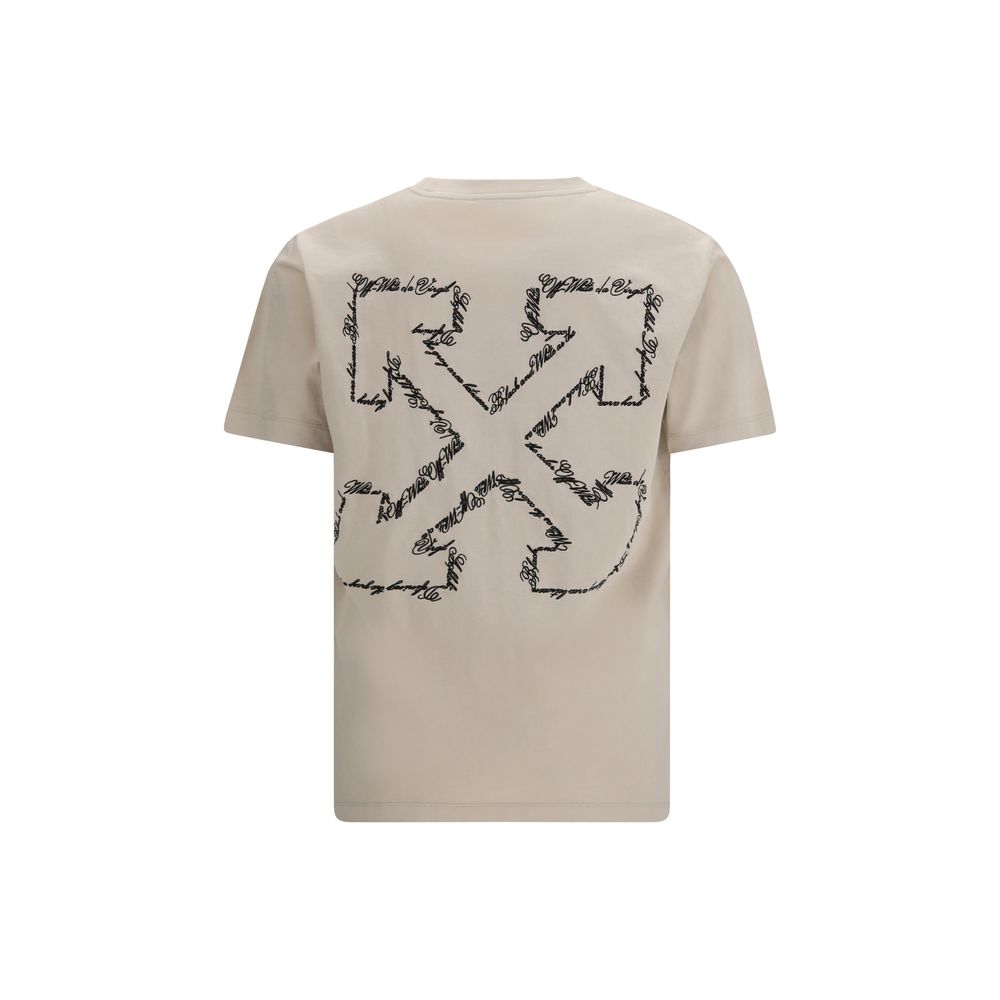 Script Arrow Cotton T-Shirt