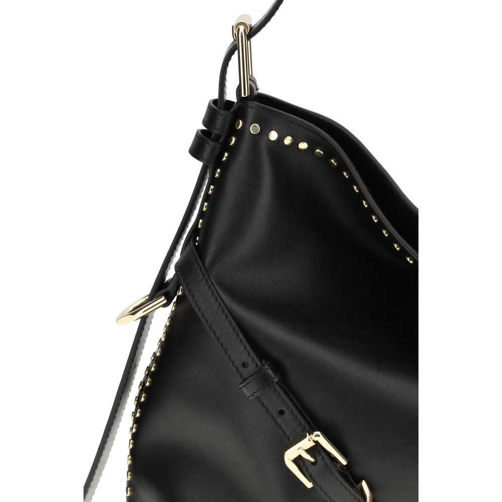 Large Voyou Shoulder Bag in Shiny Calfskin