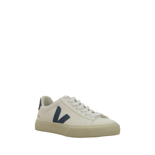 White Calf Leather Campo Chrome Sneakers