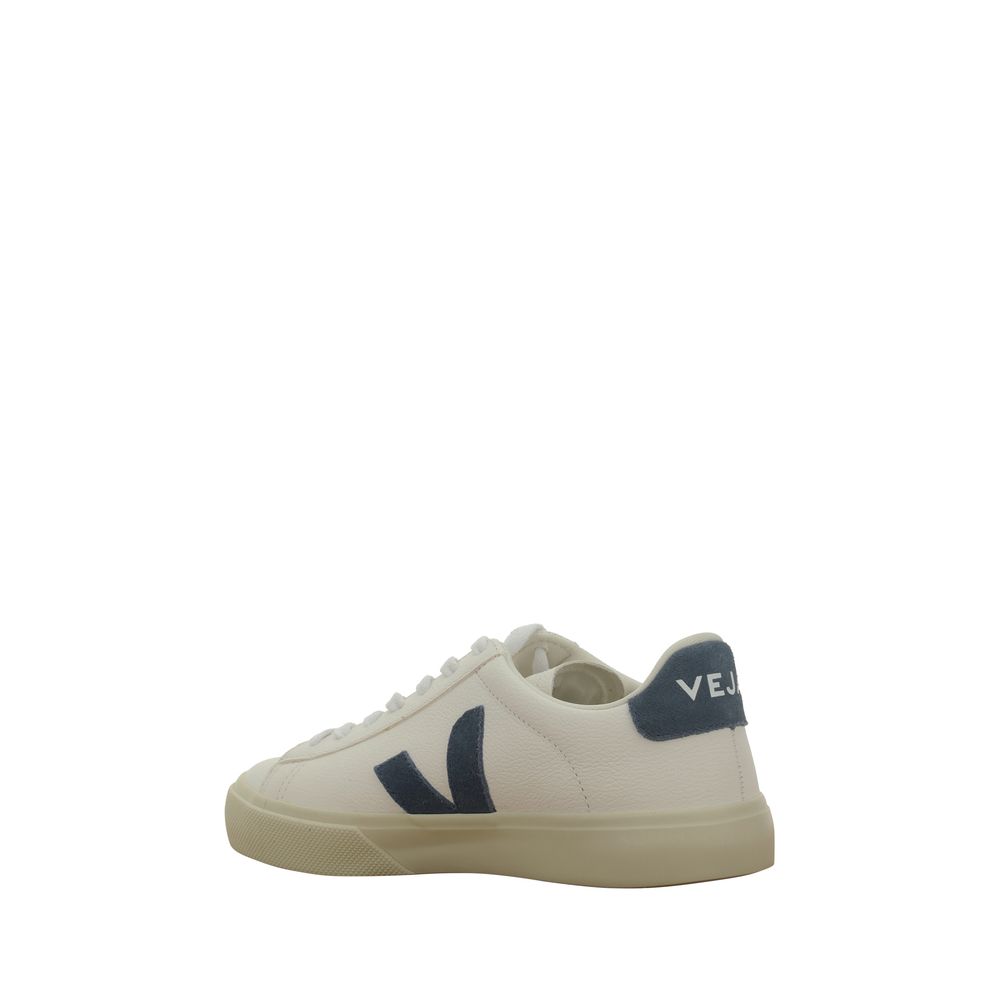 White Calf Leather Campo Chrome Sneakers