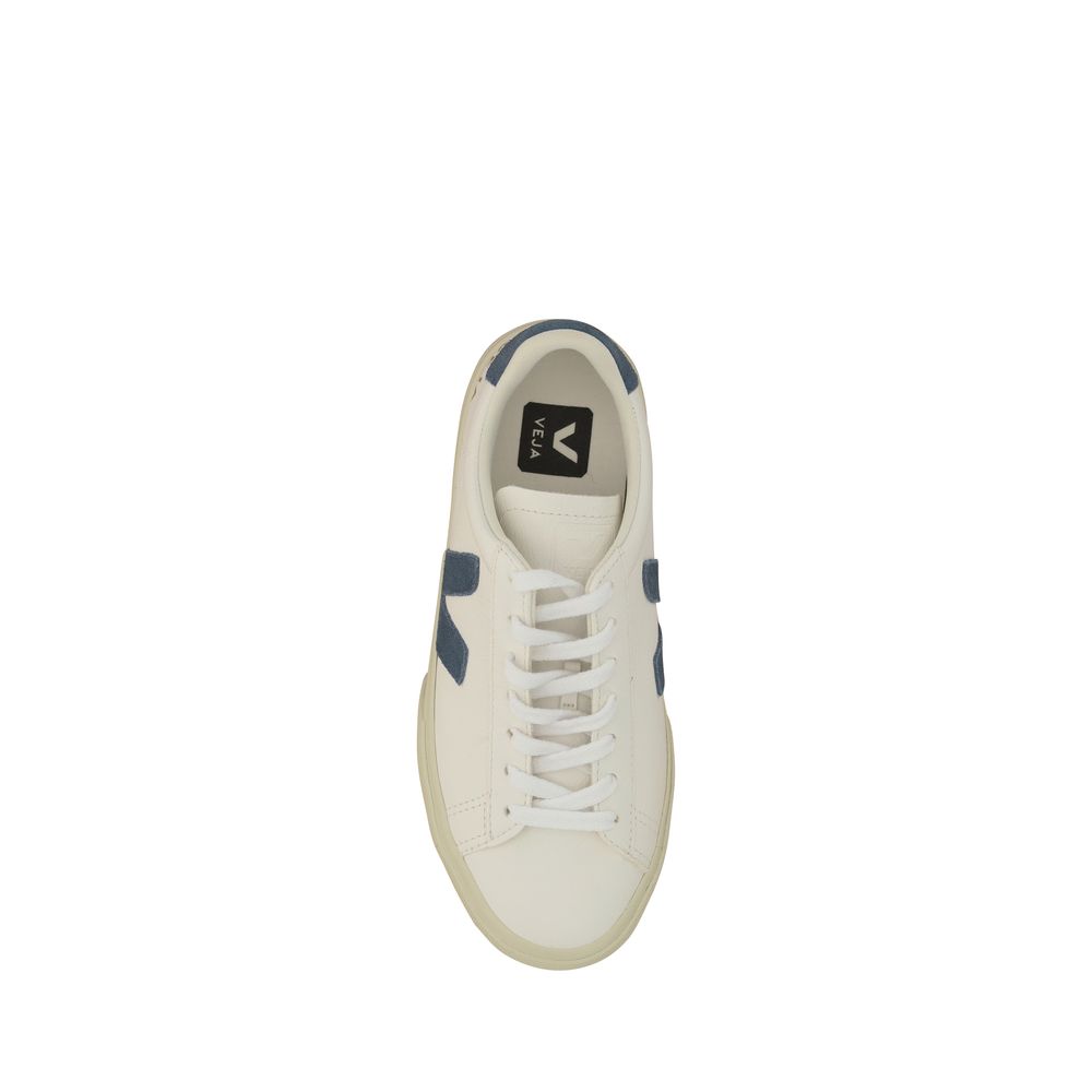 White Calf Leather Campo Chrome Sneakers