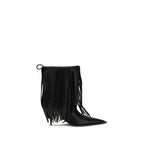 Avenue Fringe Ankle Boots