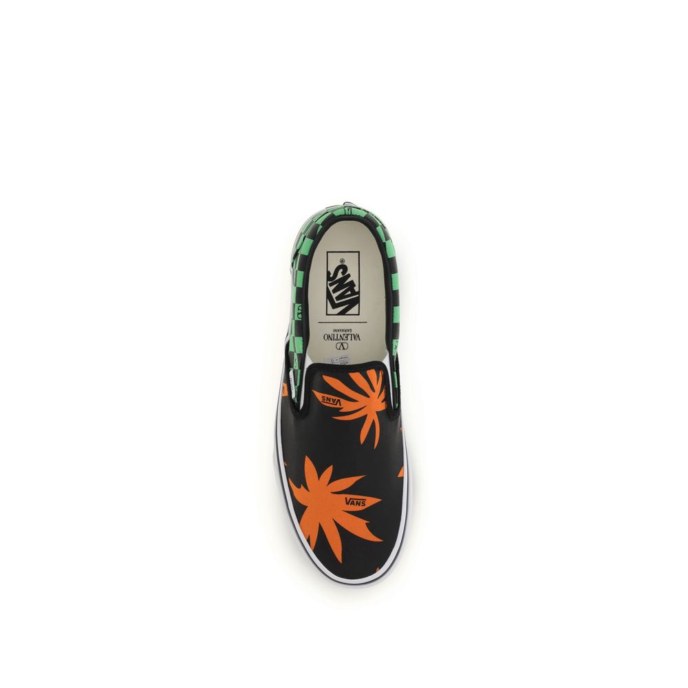 Orchid Cotton Slip-On Sneakers