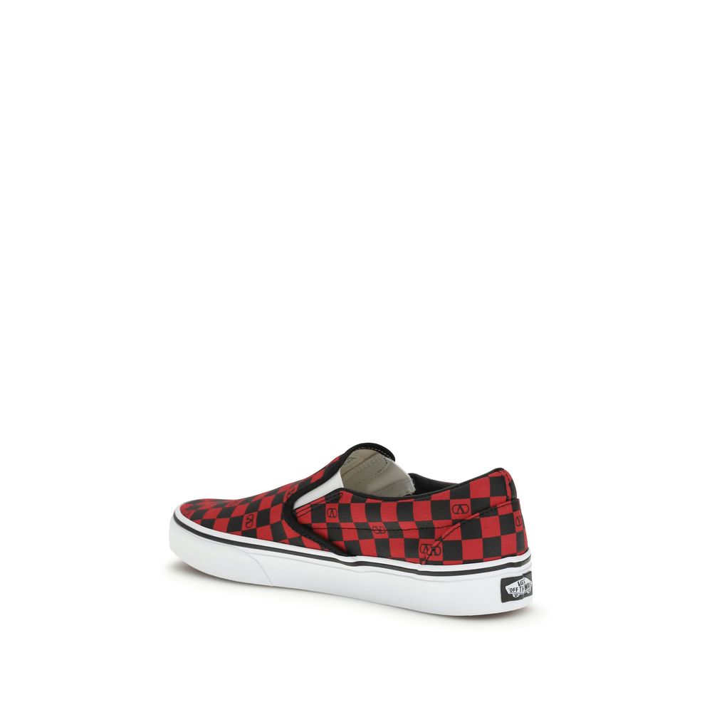 Orchid Low‑Top Cotton Sneakers