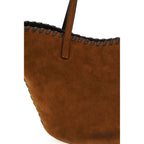Mini Suede Caro Bucket Bag