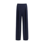 Silk Satin Palude Wide-Leg Pants