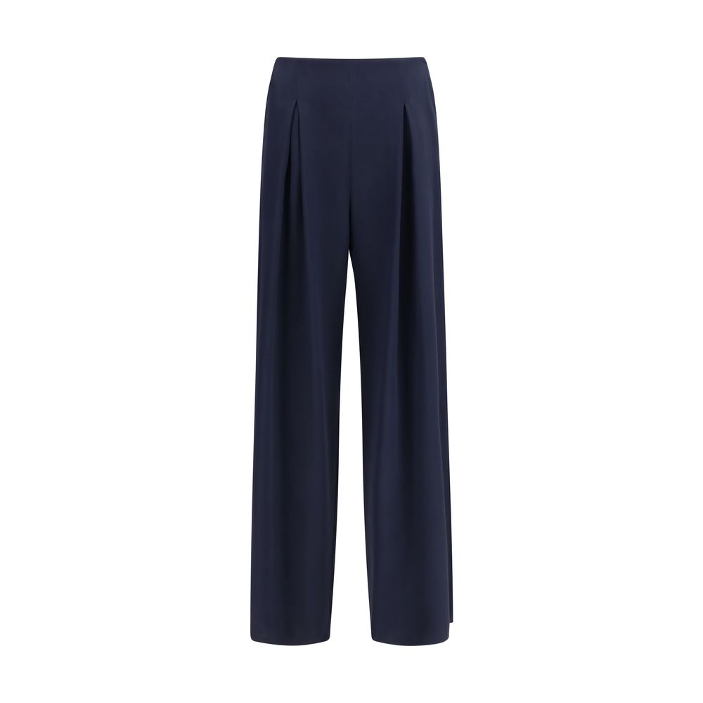 Silk Satin Palude Wide-Leg Pants