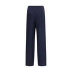 Silk Satin Palude Wide-Leg Pants